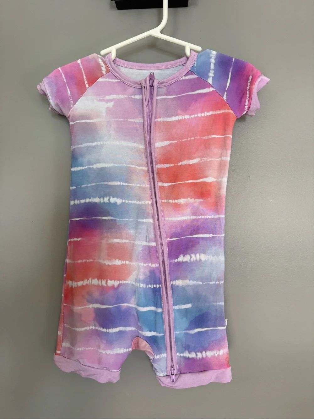 Little Sleepies Double Zip Shorty Romper - 12-18m